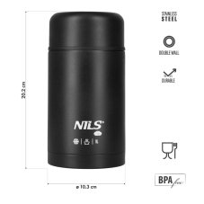 Termoska na jídlo NILS Camp NC3802 černá 1000 ml