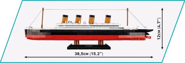 COBI 1680 R.M.S. Titanic, 1:700, 593 k