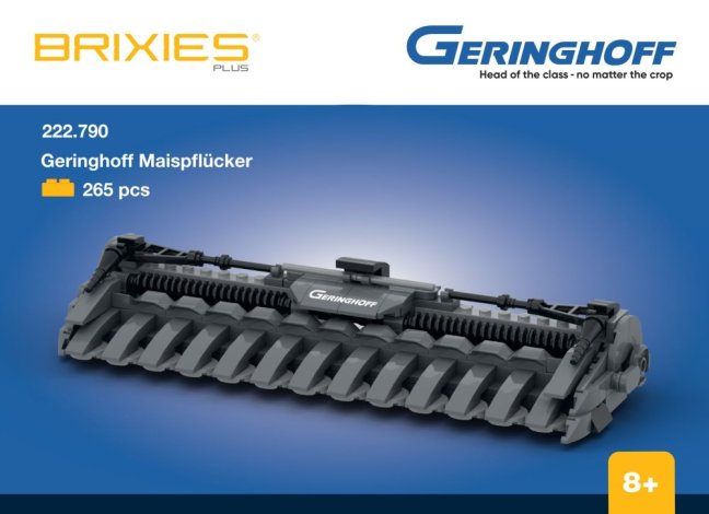 BRIXIES Plus 222.790 Geringhoff - kukuřičný adaptér, 265 k