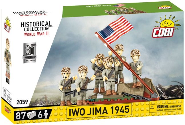 COBI 2059 Vztyčení vlajky na Iwo Jimě 1945, 87 k, 6 f