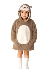 Cozy Noxxiez CH309 Ježek - hřejivá televizní mikinová deka s kapucí pro děti 3 - 6 let