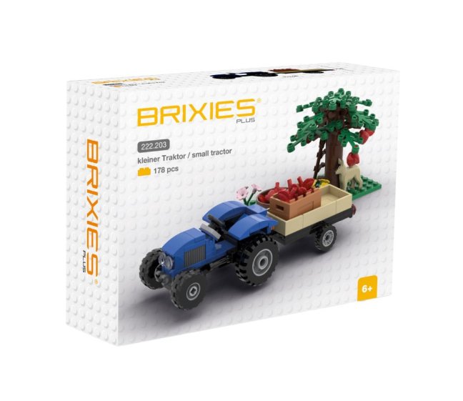 BRIXIES Plus 222.203 Malý traktor s přívěsem, 145 k