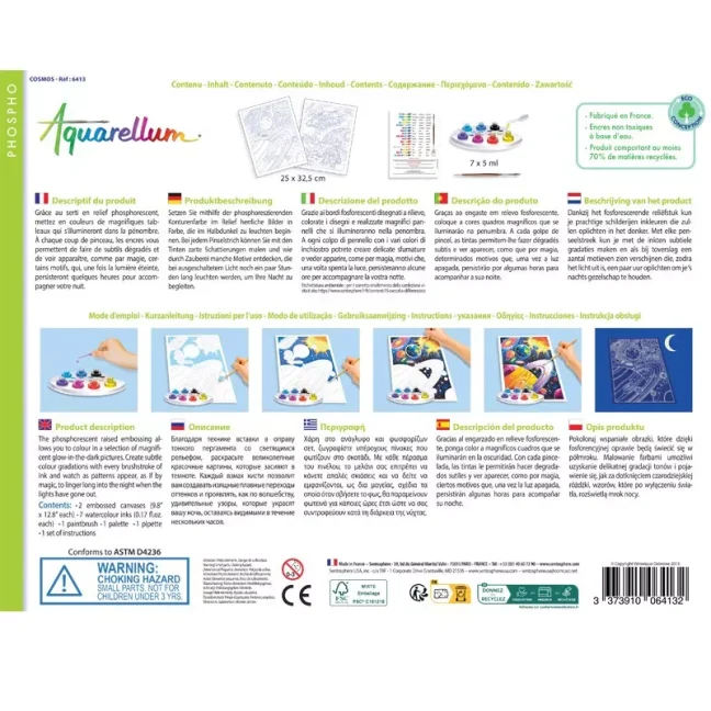 Sentosphere Akvarely svítící ve tmě - Vesmír