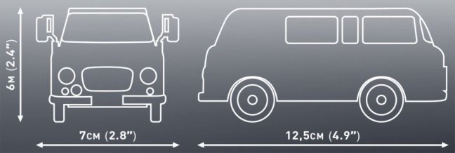 COBI 24600 Barkas B1000, 1:35, 147 k
