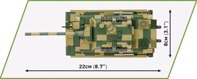 COBI 2733 II WW Panzerjager Tiger Ausf B Jagdstiger, 1:48, 528 k