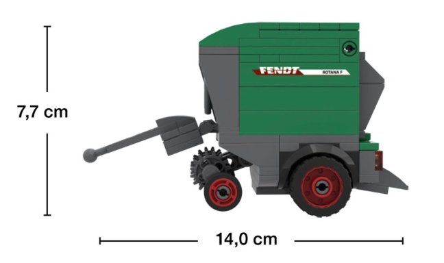 BRIXIES Plus 222.710 Fendt Rotana F - lis na válcové balíky, 1:32, 164 k