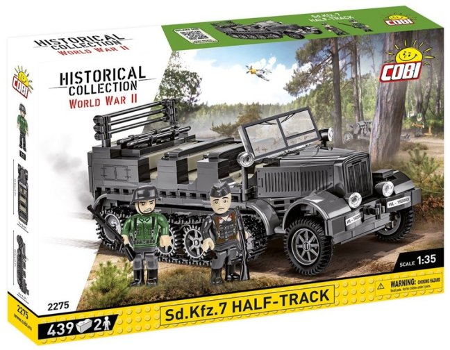 COBI 2275 II WW Sd.Kfz. 7 Half-Track, 1:35, 439 k, 2 f