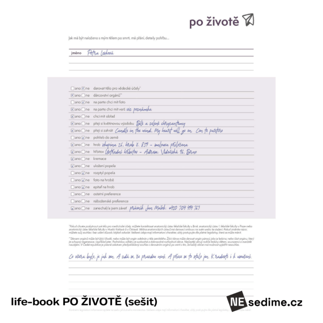 life-book PO ŽIVOTĚ (samostatný sešit)