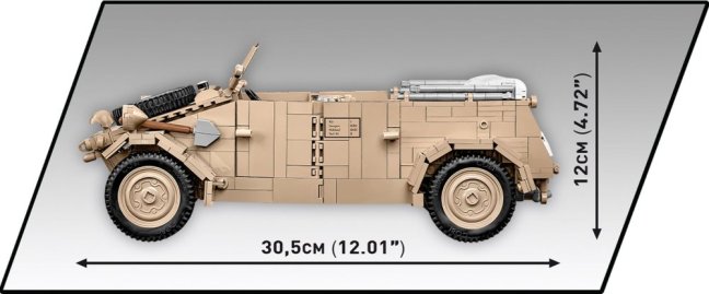 COBI 2803 Kubelwagen TYP 82, 1:12, 1326 k