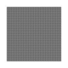 BRIXIES Plus 225.011 Základní podložka na stavění - tmavě šedá 25,5 x 25,5 cm