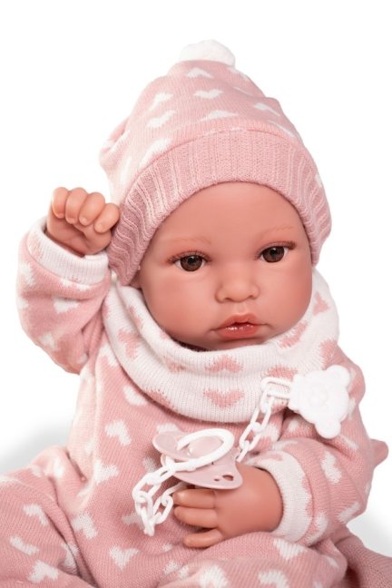 Antonio Juan 50418 ERIKA - realistická panenka miminko s celovinylovým tělem - 42 cm
