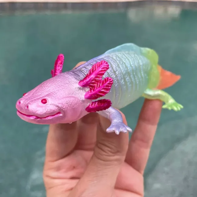 Safari Ltd. Figurka - Duhový Axolotl