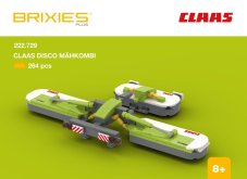 BRIXIES Plus 222.729 CLAAS DISCO - trojdílná žací lišta, 264 k