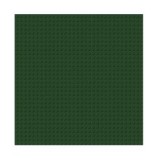 BRIXIES Plus 225.023 Základní podložka na stavění - tmavě zelená 25,5 x 25,5 cm