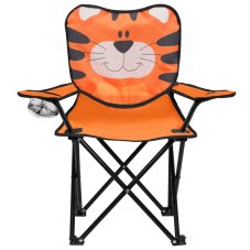 Dětská skládací židle NILS Fun NC3305 tigr