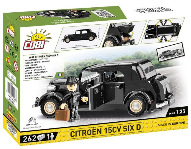 COBI 2267 Citroën 15CV SIX D, 1:35, 262 k, 1 f
