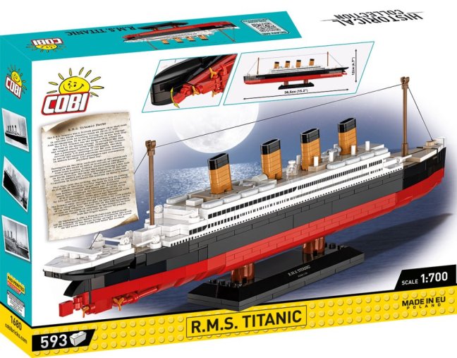 COBI 1680 R.M.S. Titanic, 1:700, 593 k