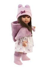 Llorens 53556 SARA - realistická panenka s měkkým látkovým tělem - 35 cm