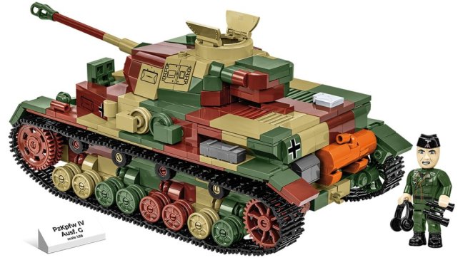 COBI 2592 II WW PzKpfw IV Ausf. G, 1:28, 1107 k, 1 f