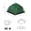 Automatický pop-up stan NILS Camp NC4801 Shadow 2 zelený