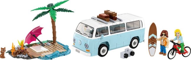COBI 24617 Volkswagen T2a Kombi, 1:35, 292 k, 3 f