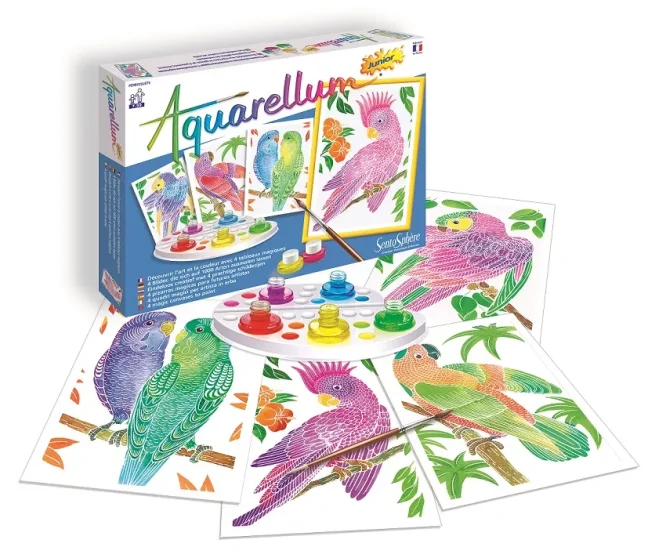 Sentosphere Akvarely junior - Papoušci