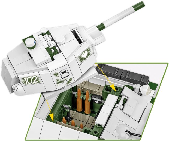 COBI 2595 II WW T-34/76 mod. 1941/42, 1:28, 852 k, 1 f