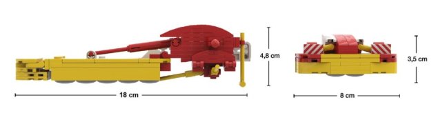 BRIXIES Plus 222.801 Pöttinger Novacat - nesený žací stroj, 197 k