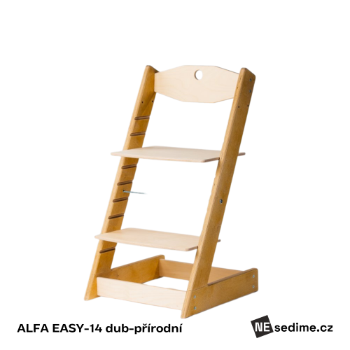 Rostoucí židle ALFA EASY-14 - Vybraná barva pro rostoucí židli ALFA EASY: přírodní