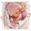 Antonio Juan 33018 LUNA – spící realistická panenka miminko s měkkým látkovým tělem – 42 cm