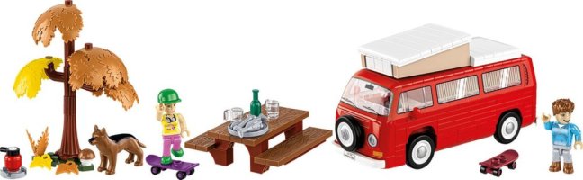 COBI 24616 Volkswagen T2a Camper, 1:35, 272 k, 3 f