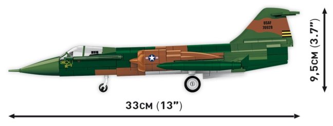 COBI 2426 Vietnam War Lockheed F-104 Starfighter, 1:48, 430 k