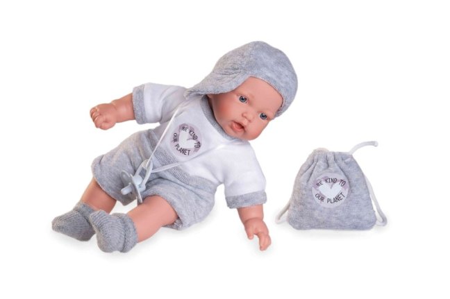 Antonio Juan 12321 PETIT - realistická panenka se zvuky a měkkým látkovým tělem - 27 cm