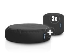 SakyPaky sedací vak Žiži a 3 taburety