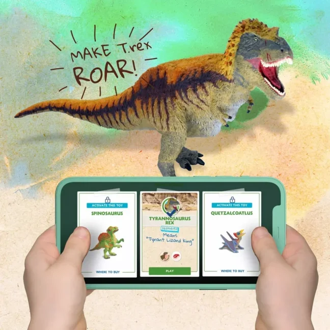 Safari Ltd. Figurka - Spinosaurus mládě s vejcem (s rozšířenou realitou)