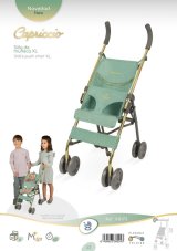 DeCuevas 90173 Skládací kočárek pro panenky golfové hole XL Capriccio 2025 - 75 cm