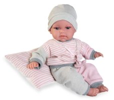 Antonio Juan 70331 TONETA - realistická panenka miminko se zvuky a měkkým látkovým tělem - 34 cm