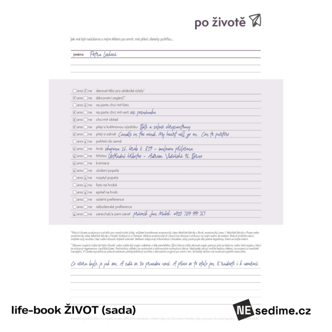 life-book ŽIVOT (sada)