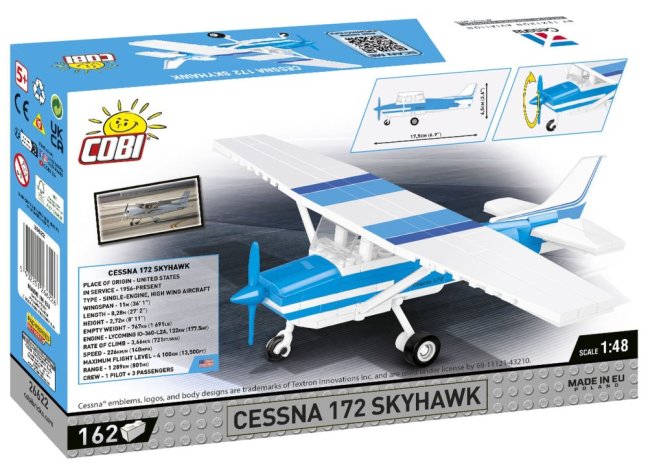 COBI 26622 Cessna 172 Skyhawk, 1:48, 162 k