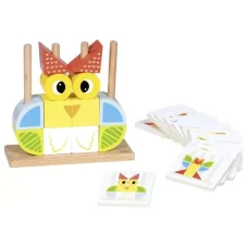 Goki Dřevěná skládačka s předlohami