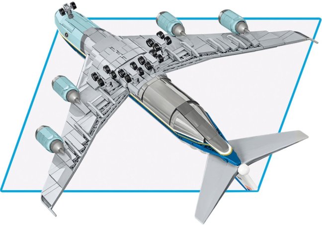 COBI 26610 Boeing 747 Air Force One, 1:144, 1087 k