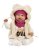 Llorens 74142 NEW BORN - realistická panenka miminko se zvuky a měkkým látkovým tělem - 42 cm