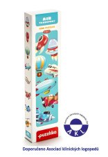Puzzlika 15283 Letecká doprava - puzzle 8 dopravních prostředků - 16 dílků