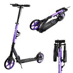 Koloběžka NILS Extreme HM124T s kotoučovou brzdou fialová