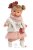Llorens 42402 JULIA - realistická panenka se zvuky a měkkým látkovým tělem - 42 cm