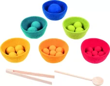 Třídění - Vlněné míčky