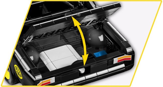 COBI 24333 Opel Rekord C Schwarze Witwe, 1:12, 1850 k