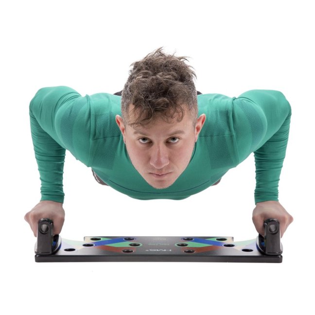 Multifunkční deska pro trénink kliků PU10 HMS červená