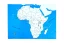 Kontrolní mapa - Afrika Nová - s popisky
