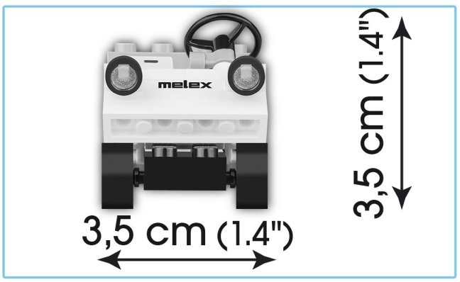 COBI 24554 MELEX golf vozítko, 1:35, 94 k, 2 f